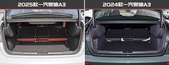 一汽奥迪A3新老款车型对比爱游戏爱体育更具竞争力(图14)