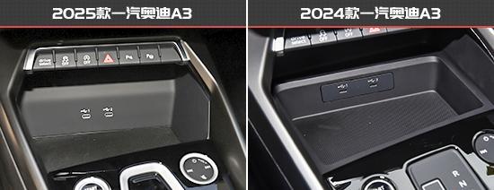 一汽奥迪A3新老款车型对比爱游戏爱体育更具竞争力(图8)